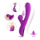 Rabbit Vibrator Clitoral Sucking G Spot Waterproof Rechargeable Heating 10 Vibration 3 Suction Patterns