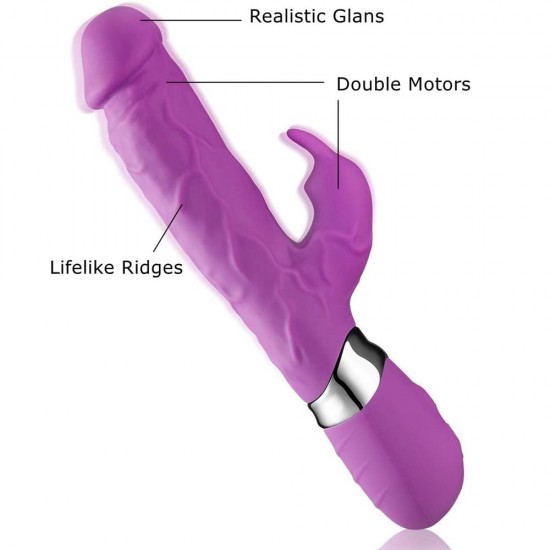 Rabbit Vibrator G Spot Rechargeable 7 Frequency Women Sex Toy India Rabbit Vibrator G Spot Rechargeable 7 Frequency Women Sex Toy India