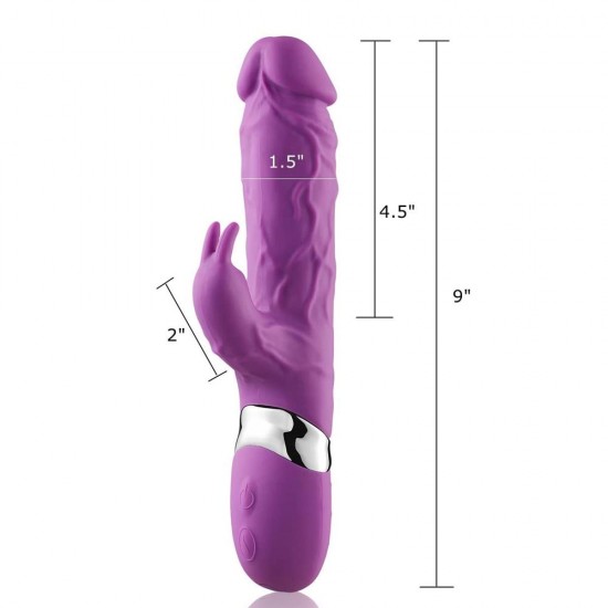 Rabbit Vibrator G Spot Rechargeable 7 Frequency Women Sex Toy India