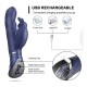 Rabbit Vibrator G-spot Rechargeable Waterproof 10 Vibration Modes Sex Toy for Girl