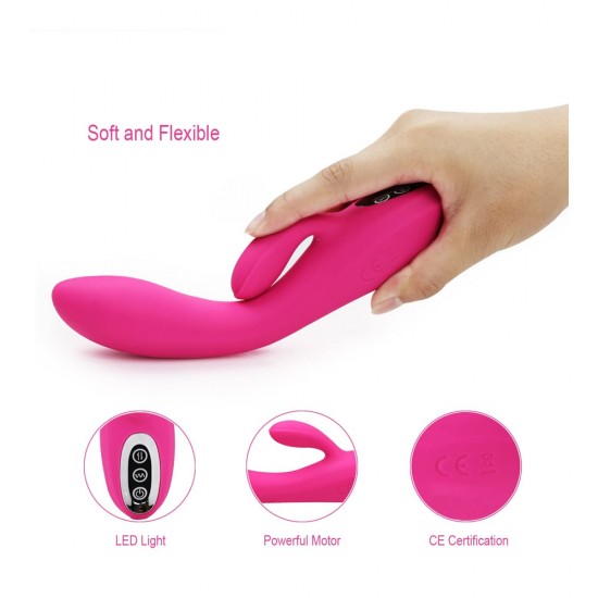 Rabbit Vibrator India Clitoris Stimulator Silicone Women Maturbation Waterproof Rechargeable Adult Sex Toy