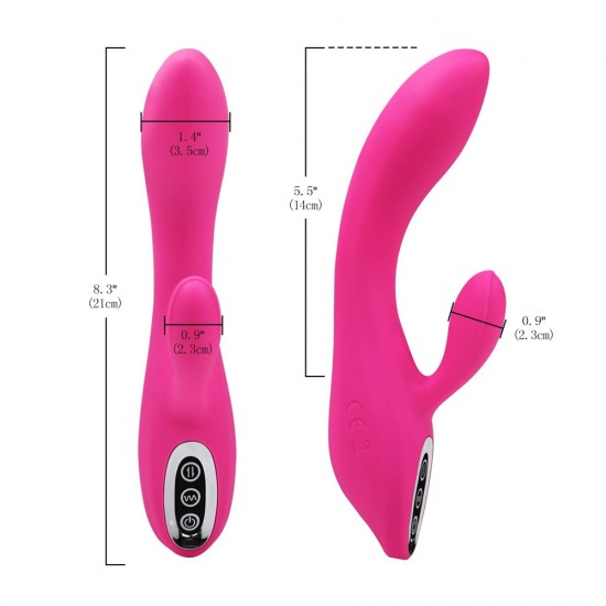Rabbit Vibrator India Clitoris Stimulator Silicone Women Maturbation Waterproof Rechargeable Adult Sex Toy