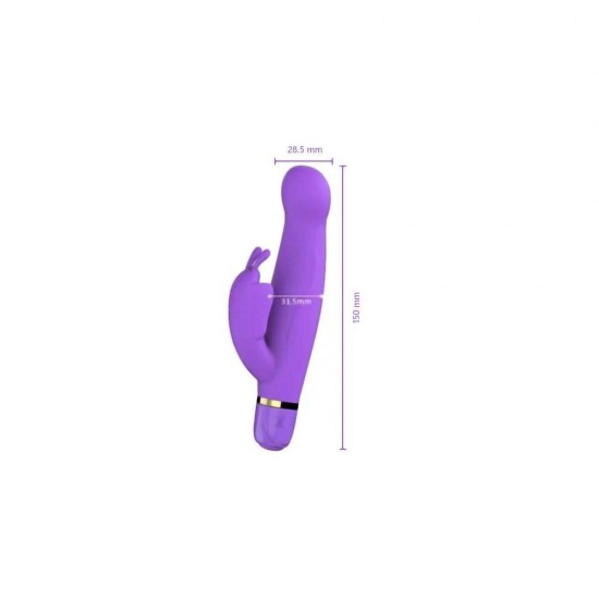 Rabbit Vibrator Purple Handheld Women Sex Toy India