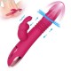 Rabbit Vibrator Thrusting 10 Modes Beaded G Spot Vibrator Clitoral Stimulator Sex Toys for Women India