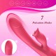 Rabbit Vibrator With Pulsating Tongue Licking 7 Pulsations 10 Vibrations Waterproof Women Masturbation Adult Sex Toy India