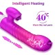 Rabbit Vibrator with 2 Vibrating Tongues Thrusting Sex Toys for Women Clitoris Stimulation India 1