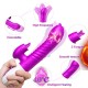 Rabbit Vibrator with 2 Vibrating Tongues Thrusting Sex Toys for Women Clitoris Stimulation India 1