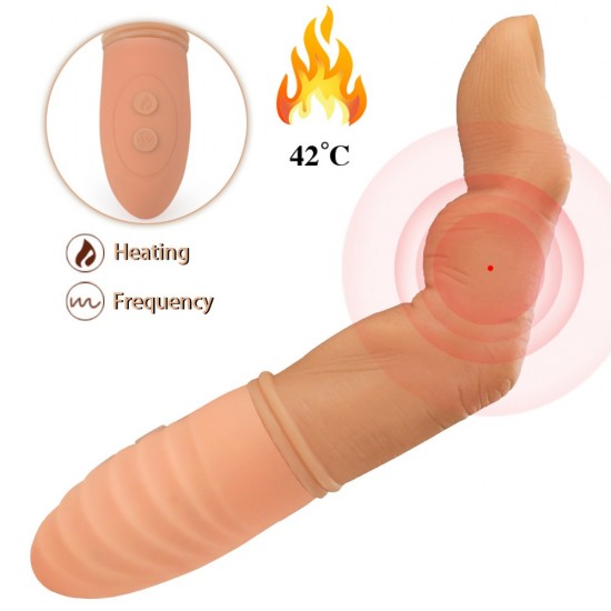 Realistic Finger Vibrating Heating Vibrator Sex Toys For Women India
