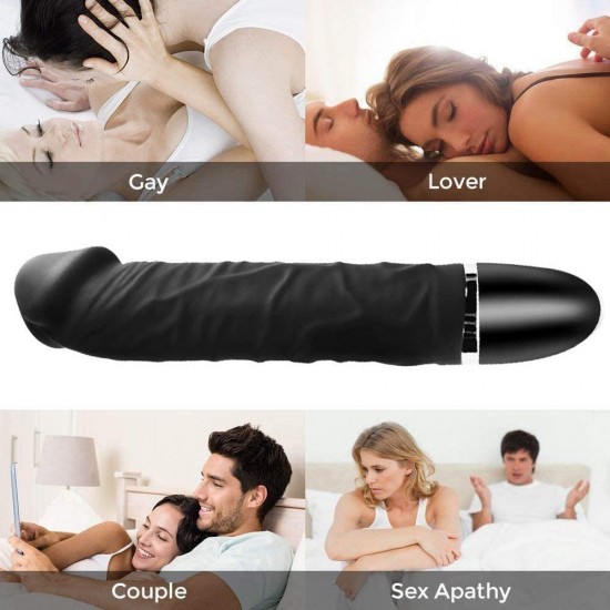 Realistic Vibrator 8 Vibration Modes G-spot Stimulator Dildo Vibrator Silicone Women Sex Toys India