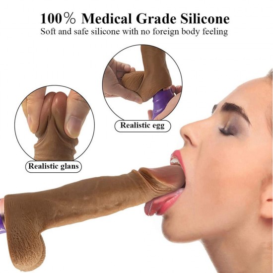 Realistic Vibrator Thrusting Dildos G spot Vibrator Rechareable Sex Toys for Women India