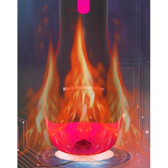 Black Panther Vibrating Masturbator with Heating and Voice Black Panther Vibrating Masturbator with Heating and Voice
