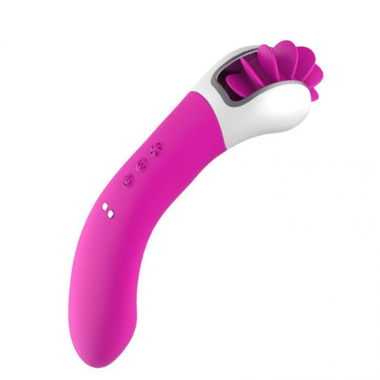 Vibrating Oral Sex Tongue Female Clitoris Vibrator