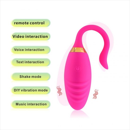 Tulip Vibrating Egg For Prostrate & G- Spot With Mobile Control App