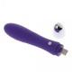 12 Frequency Clitoris Dildo USB Rechargeable Purple Pink Vibrator