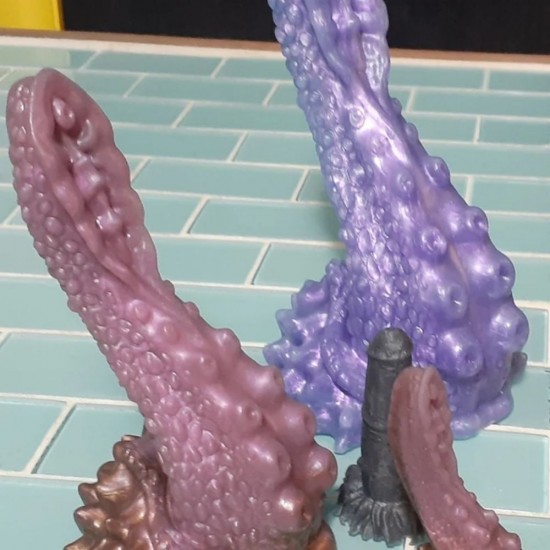 FANTASY DILDO- CUSTOMIZE ATLANTIS- EROTIC SEX TOY- TENTACLE DILDO- X- LARGE DILDO