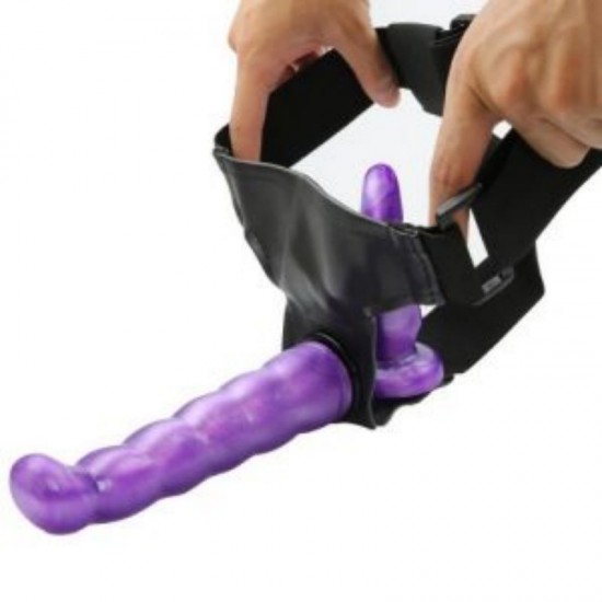 Adult Double Dongs Strap On Dildo Sex Toy For Couples