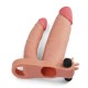 Add 1" Pleasure X Tender Vibrating Enhancer with Dildo