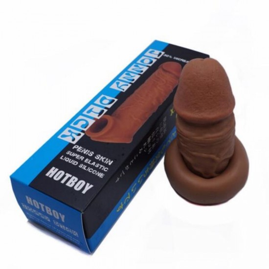 Hot Boy Power Sex Realistic Choco Penis Extender Sleeve