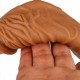 8 Inches Realistic Chocolate Brown Penis Extender Sleeve