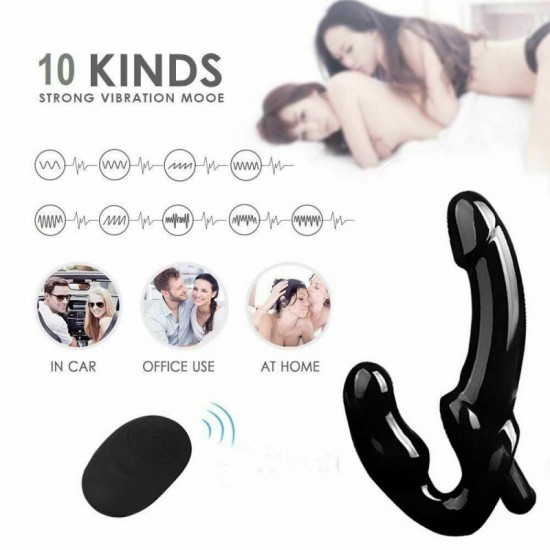 Revolver Strapless G-Spot Vibrating Dildo