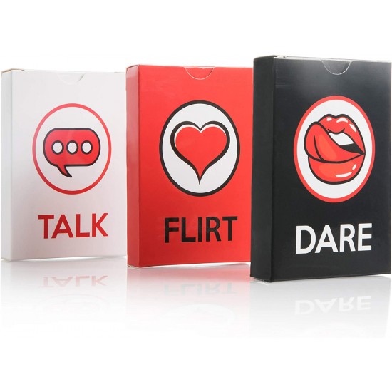 Talk, Flirt, Dare! Fun and Romantic Game for Couples