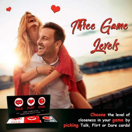 Talk, Flirt, Dare! Fun and Romantic Game for Couples