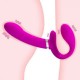 12 Speed Vibration Double Penetration Strap-on Vibrator Lesbian Sex Toys