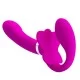 12 Speed Vibration Double Penetration Strap-on Vibrator Lesbian Sex Toys 12 Speed Vibration Double Penetration Strap-on Vibrator Lesbian Sex Toys