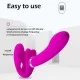 12 Speed Vibration Double Penetration Strap-on Vibrator Lesbian Sex Toys 12 Speed Vibration Double Penetration Strap-on Vibrator Lesbian Sex Toys