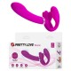 12 Speed Vibration Double Penetration Strap-on Vibrator Lesbian Sex Toys