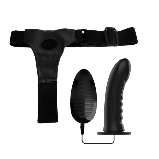 Pretty Love Marvin Vibrating Hollow Strap On Dildo For Men