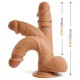 Horse on with Strapon 12 Inch Dildo Realistic Solid Dildo with Suction Cup