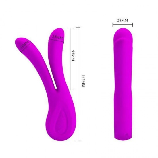 Pretty Love Personal Magic Massager Rechargeable Rolling Tongue Vibrator