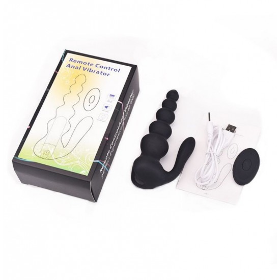 Remote Control Anal Vibrator Clitoris Anus Massager