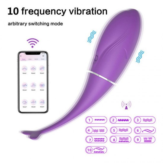 Blutooth Connect App Dolphin Vibrator