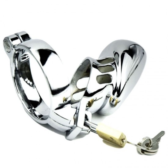 Short Metal Male Chastity Device Cage