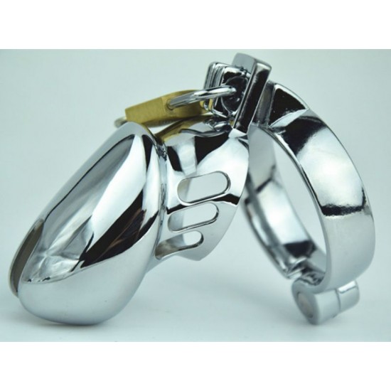 Short Metal Male Chastity Device Cage