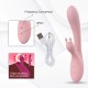 Premium Pink Silicone USB Rabbit Vibrator For Women