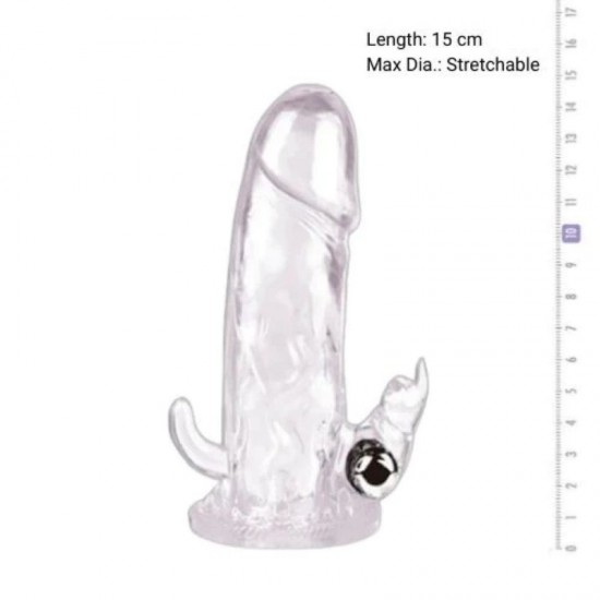 Vibrating Sleeve in Clear