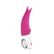 Vibrating Dildo: Volta (Blackberry/White) by Fun Factory