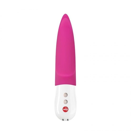 Vibrating Dildo: Volta (Blackberry/White) by Fun Factory