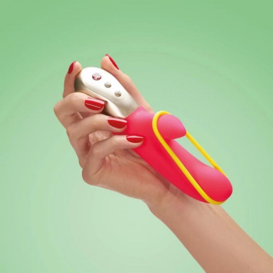 Amorino Rabbit Vibrating Dildo (Pink) Amorino Rabbit Vibrating Dildo (Pink)