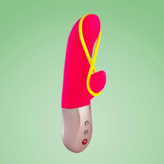 Amorino Rabbit Vibrating Dildo (Pink)