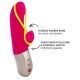 Amorino Rabbit Vibrating Dildo (Pink)