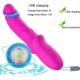 10 Speed Auto Thrusting and Heating Luxury Vibrator USB Rechargeable