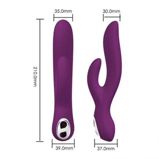 7 Speed USB Rechargeable Clitoris Stimulator Rabbit Vibrator