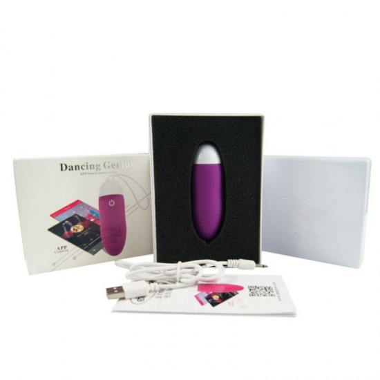 Dancing-Vibrating Egg Shaped USB Rechargeable Smart Phone Control Vibrator Dancing-Vibrating Egg Shaped USB Rechargeable Smart Phone Control Vibrator