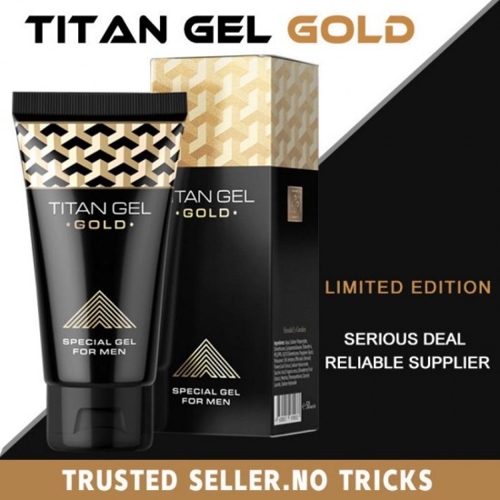 Titan Gel Gold 3 Pack Enhanced Exercise Massage Enlargement Extender Cream Delay Bigger and Thickening