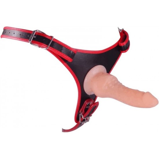 Strap on Dildo Sex Harness with 2 Removeable Dildo Realistic Penis Adult Sex Toys for Couples Lesbian