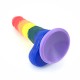 Rainbow Hugecock Dildo Lesbian Sex Toy Rainbow Hugecock Dildo Lesbian Sex Toy